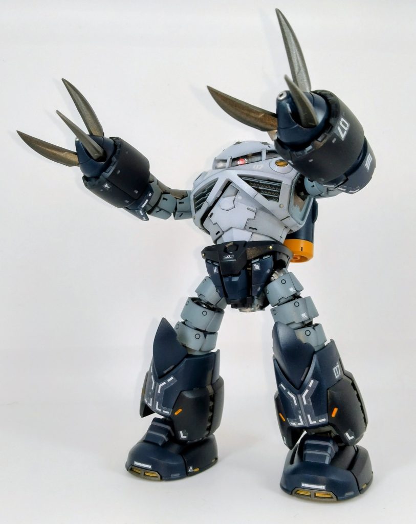 メガ粒子砲！モノアイ可動すると表情つけやすいですね