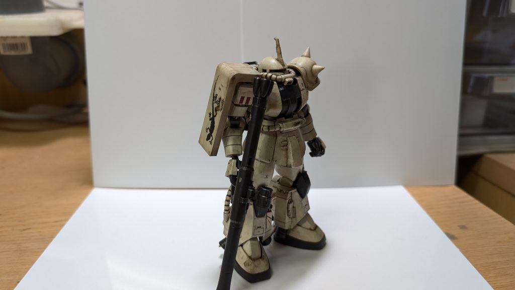 頭部の改修以外は手を入れていません。