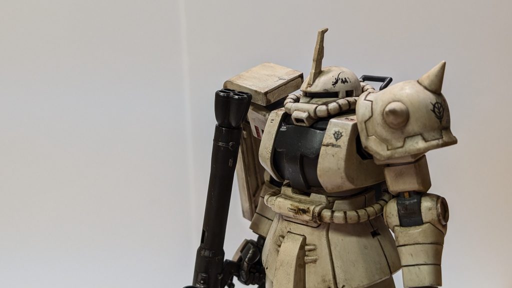 高機動型なので砂っぽい汚しはどうかなと思ったんですが、イメージに近づけたくて…