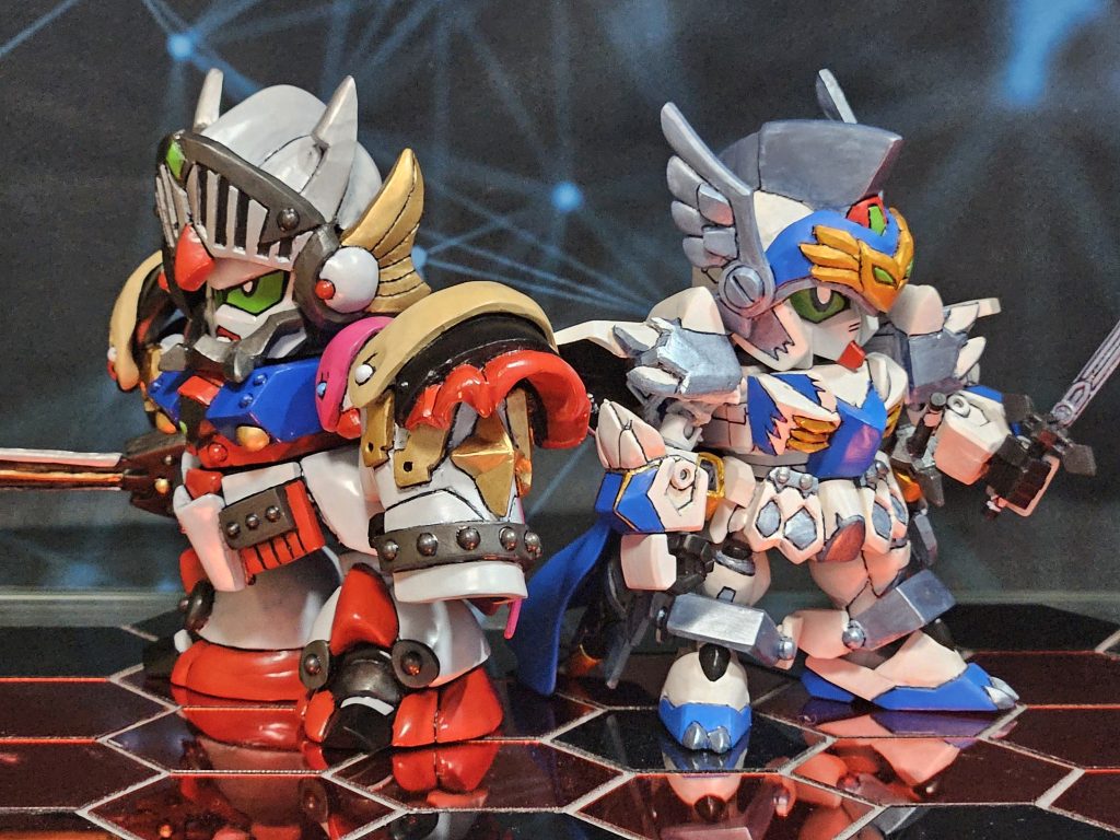 前に作った騎士ガンダムGP03を合流