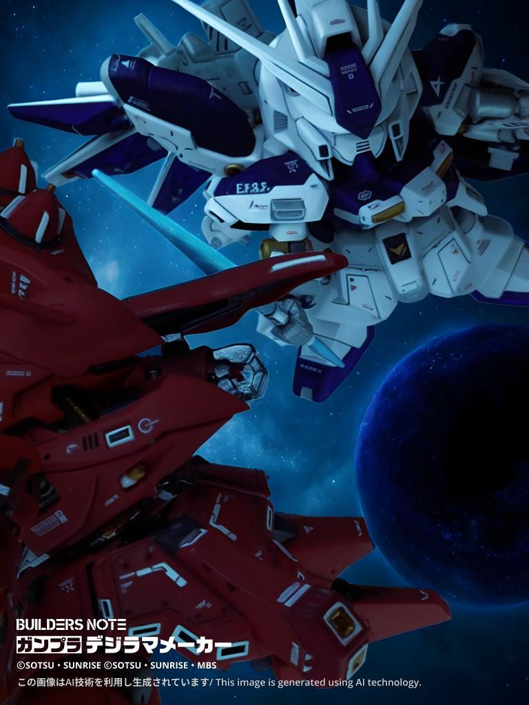 デジラマで締め。宿敵ナイチンゲールと並べて見ました。カラーの対比といい、やはり絵になりますね!