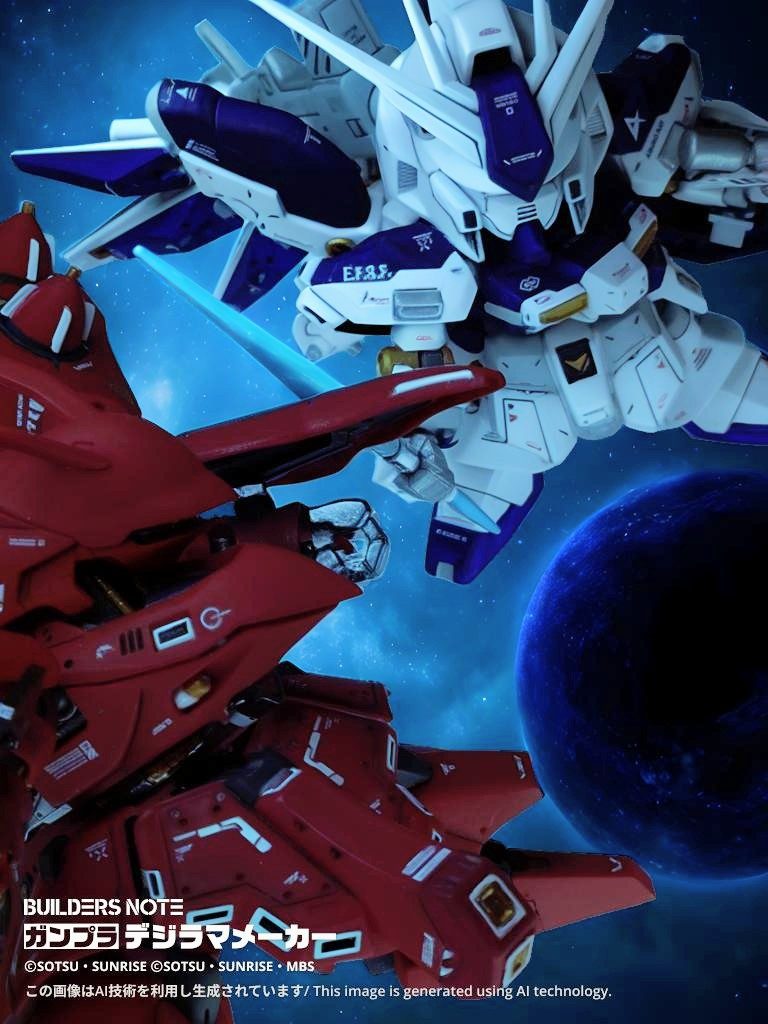 デジラマで締め。宿敵ナイチンゲールと並べて見ました。カラーの対比といい、やはり絵になりますね！