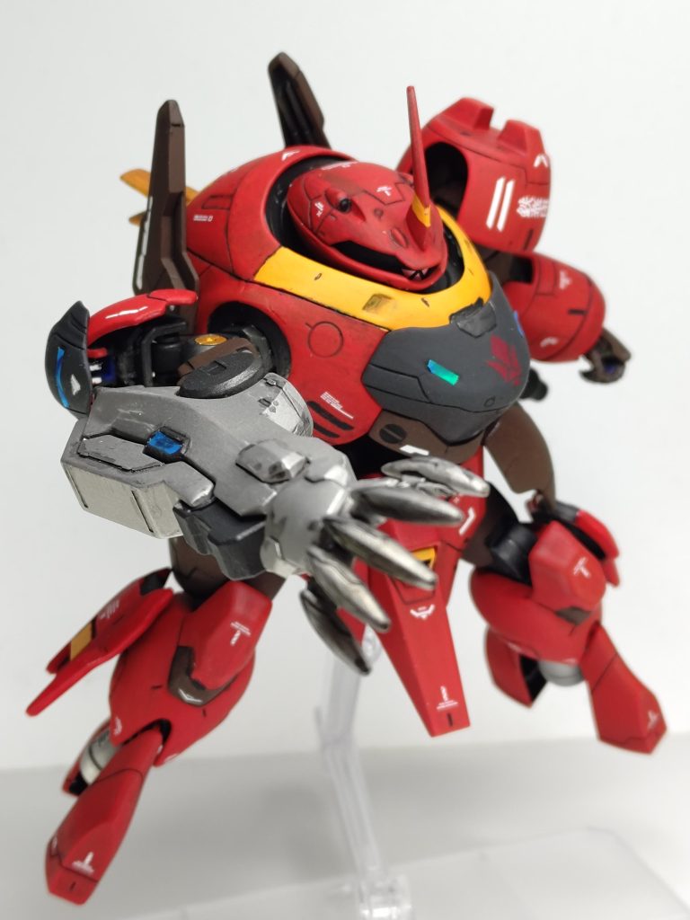 【輻射波動機構】そのまんまバルバトスルプスレクスの右腕です。受け側のジョイントごと無理やり移植してますがガチガチに固めているため保持力、強度ともに上手くできたと思います。