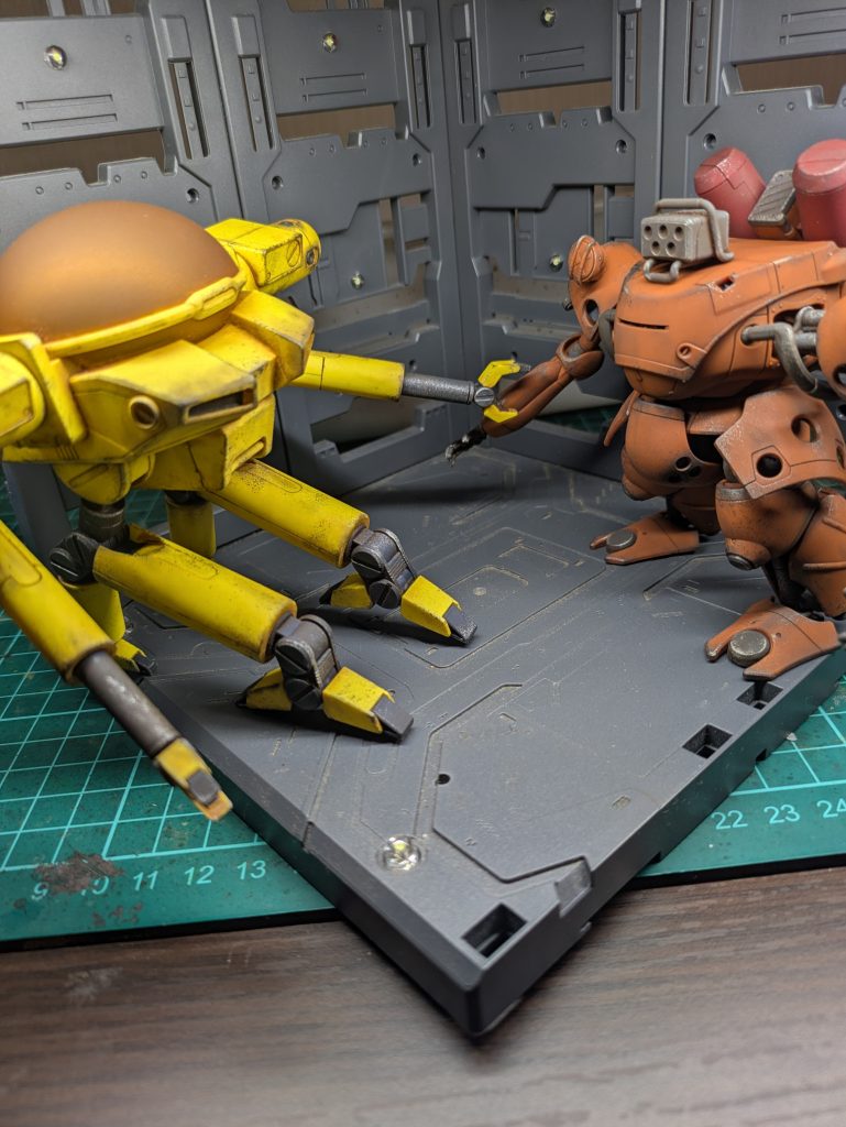 作業仲間のドラケンくんとパシャリ