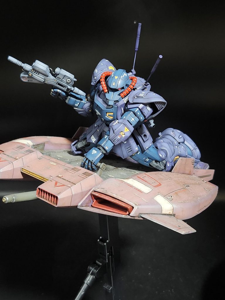 基本黒立ち上げからのグラデーションです。過去作のベースジャバーと組み合わせて見ました。劇中らしく