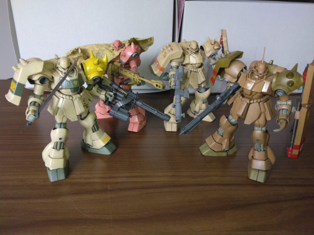 「ドロセル」チームは、HC社が活動を開始したUC.0085頃から同社の主力を担い、幾度かのメンバーチェンジを経て、UC.0091頃に概ね現在のメンバーに固定された。乗機のギラ・ドーガはUC.0092頃から数年に渡って運用され、時期によって武装、塗装、マーキング等が異なっている。