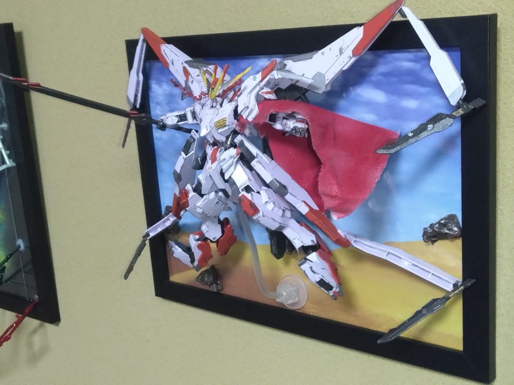 マントがもう少し角度がつけられたら良かったかなと思いますが、これはこれで良しとします😊