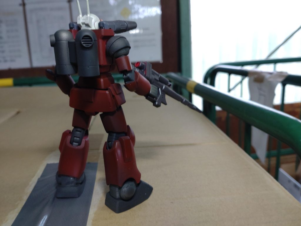 今回も背中で語ってみました。