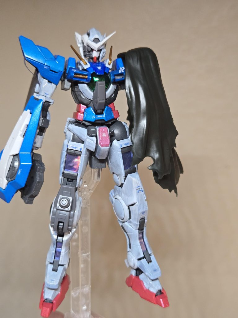 取り敢えず仮組した段階の写真。他外装塗装から浮いている…