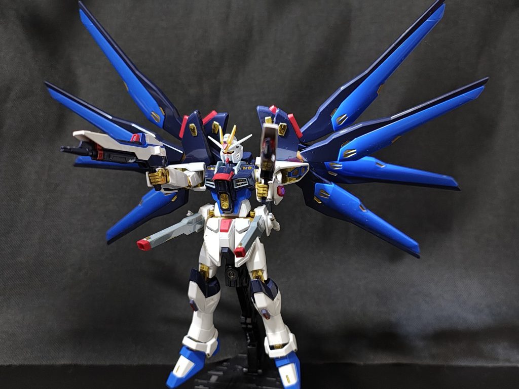 ドラグーン飛ばしてのフルバーストはスタンドがなくて断念(gundam-kao5)