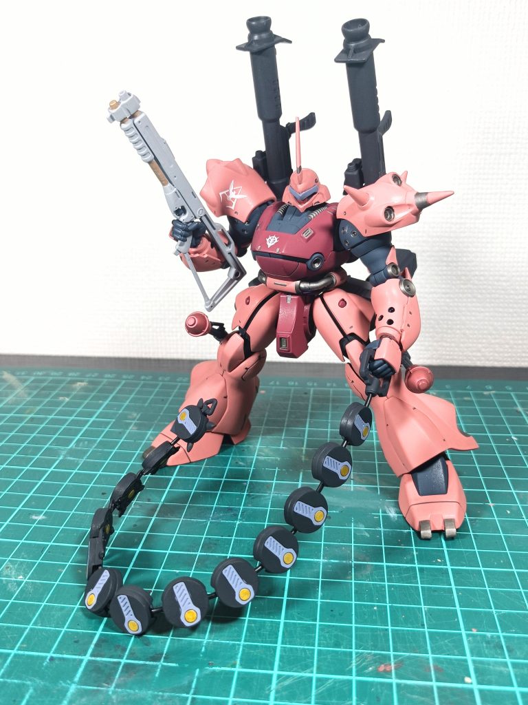 チェーンマインは幅詰めしました。…もうちょい長くても良かったかな。(zaku-kao9)