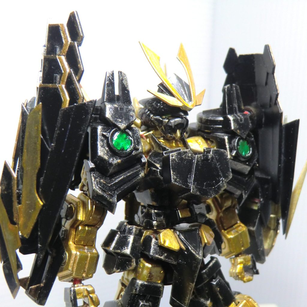 作品名：リテイクしたい気分<p>以前作った戦国アストレイ《天の邪鬼》 眺めてるともう少し手を加えたい感じがムラムラする。武装も加えたいしちょっと考えよう。</p>
