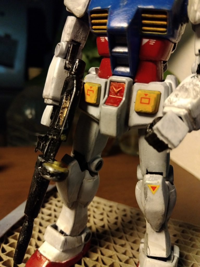 追加でデガールを貼りました！　この後は、トップコートで最終仕上げに入りますよ。