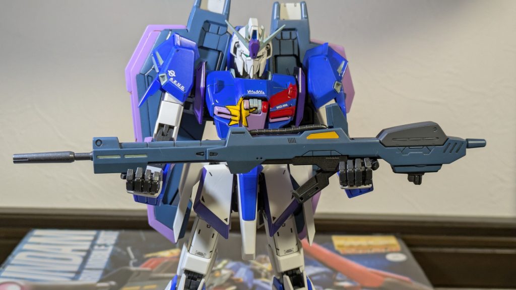 黄色は胸の星だけど決めていたのに、どうしてもライフルに一色欲しくて貼ってしまいました。