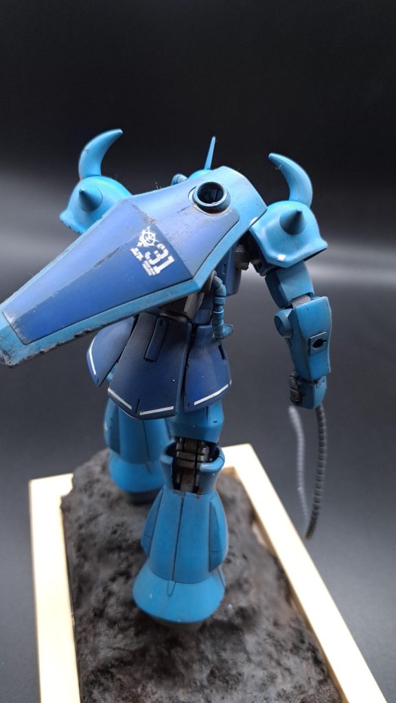 台座はスタイロを加工してジェッソ下地にしてウェザリングカラーでちょちょっとやりました。