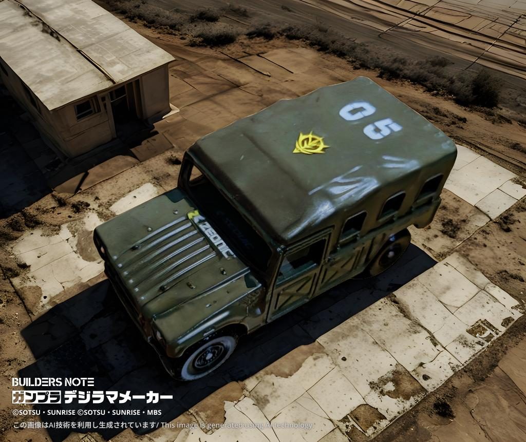 仮設基地内、倉庫や宿舎を回り必要物資と人員を載せ助けを待つ同胞達へ向かう一行。コウ「テン急げ!!無線で会話してた通りだが、現場にお前が居た方が捗る。乗れっ」テン「通り。。。あ、悪口で言った訳では無いっすからね、少尉」コウ「見た目は暗ぇーが根に持った事なんて一度もねぇーよ!!早く乗れっ」テン。。。“こんな気持ちの良い奴が戦争に借り出されるなんて、しかも部隊の将迄やらされてるとは”。。。コウ「お前もな。良い奴だ!!わりーな前線迄連れて来てしまって」テン「え、自分何か喋ってました！？」コウ「いやぁ、ごめん何でもねーわ!!先を急ごう。」