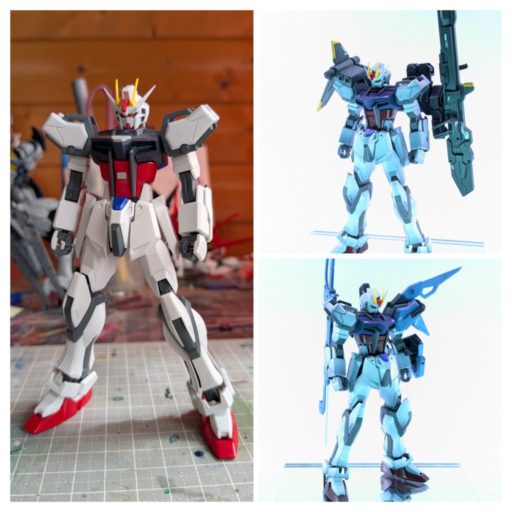 前作のストライクでも触れましたが塗装前後の比較。