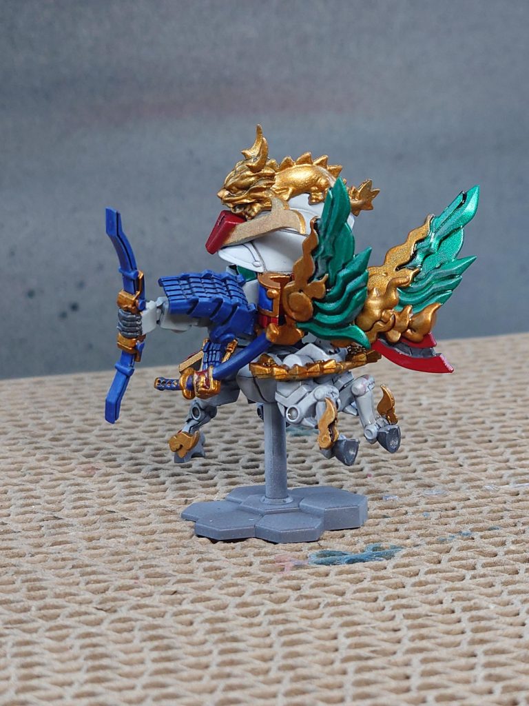 台座は艶あり黒で塗る予定でしたが、忘れてたので取り敢えずこのまま。他のを作ったら一緒に塗りたいです。