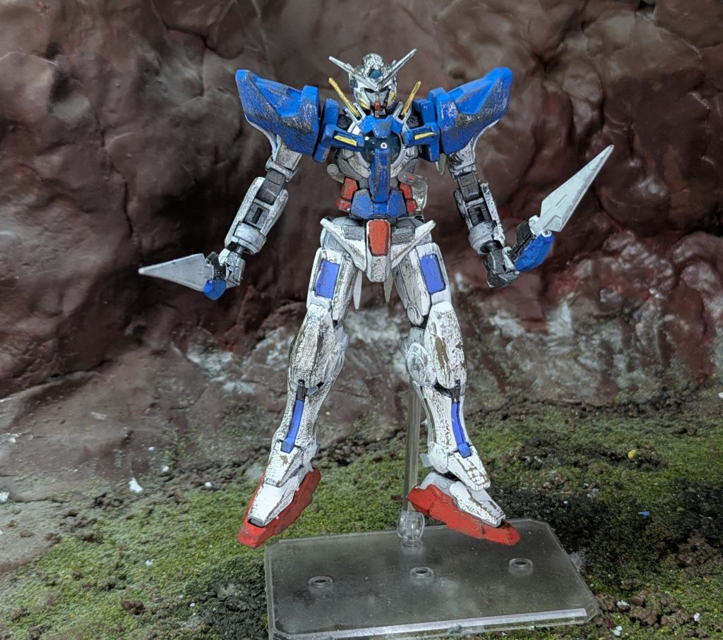 今回は二本の長さの違うGNソードだけ作りました。実は少しシャープ化しております