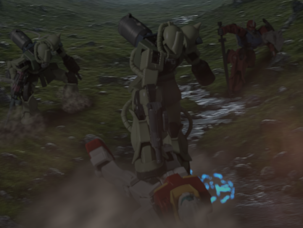 マグン:ロイ、カジェット。こいつを生捕にする。ロイ:そうか、殺さねえのか?カジェット:隊長らしいな。って、どうするんだ?いつも通り戦後に返却か?マグン:その思考だったが、俺達もその余裕がねえ。急な襲撃で被害甚大だ。だからこいつと襲撃作戦を交換する。ロイ:なるほどな。カジェット:今確認したんだが、オペレーターから鬼通されてるぞ。回線をつなぐ。ーーーーーーーーカチッーーーーーーーーアリー:もう!ようやくつながりましたね!?ほんとにもう!?全く...。バカ男3人組!敵部隊も、我々もほとんど撤退してます!だから早く帰ってきてくマグン:わかった、おいもうほら。わかったって。こちらペスキー。えー。人質を1名確保。銃撃戦はしてねえから恐らく軽傷だと思われるが、一応手当て頼む。アリー: ....わかりました。