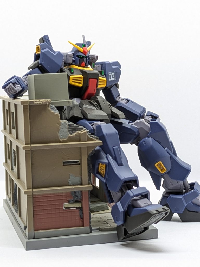 で、なんで3号機かって？これがやりたかったから！すぐパクられるっていう！タイトル黒いガンダムってカッケぇ〜って思いました！私だけ？