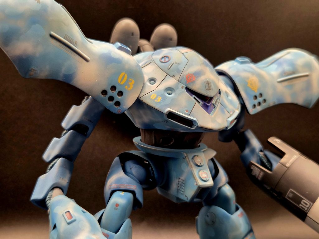 初めての迷彩塗装、なかなか良くないですかw