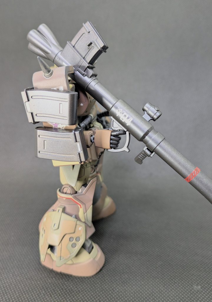 サイドショット右✨️バズーカマガジンもしっかり作製👍️