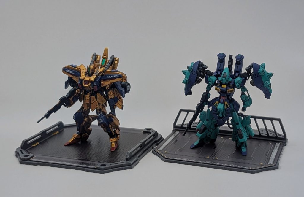 最後に!せっかく同じZ-MSVの機体があるんで、2ショット写真を追加しときます✨💡