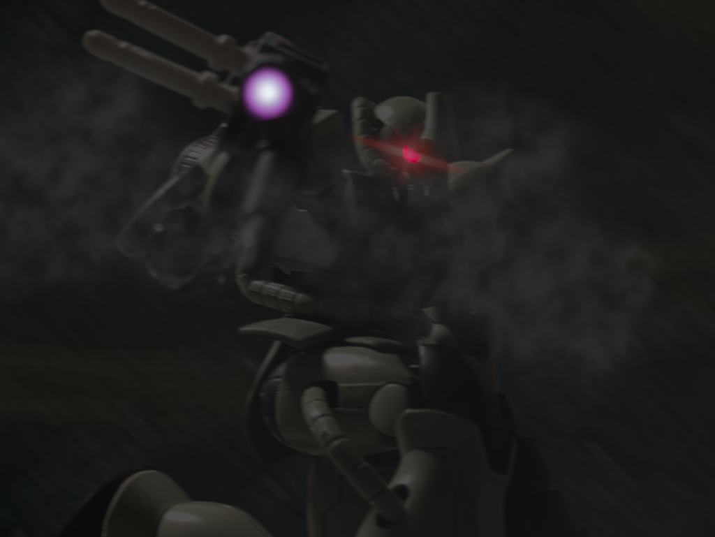 カジェット:ちげえよ。弾丸とか爆弾から俺たちを追いかけてきたんだろ?まったく...人様の山を馬鹿でかい兵器で踏みにじりやがって。