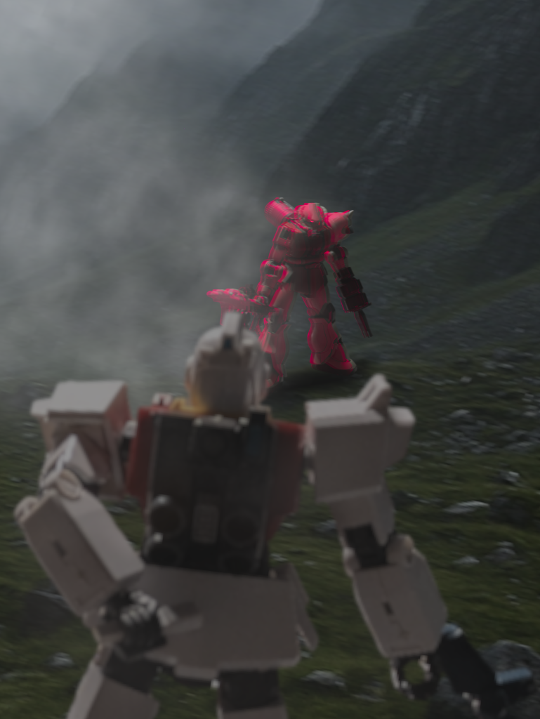 気のせいか.....?あいつ、ぼやけて見えるぞ?