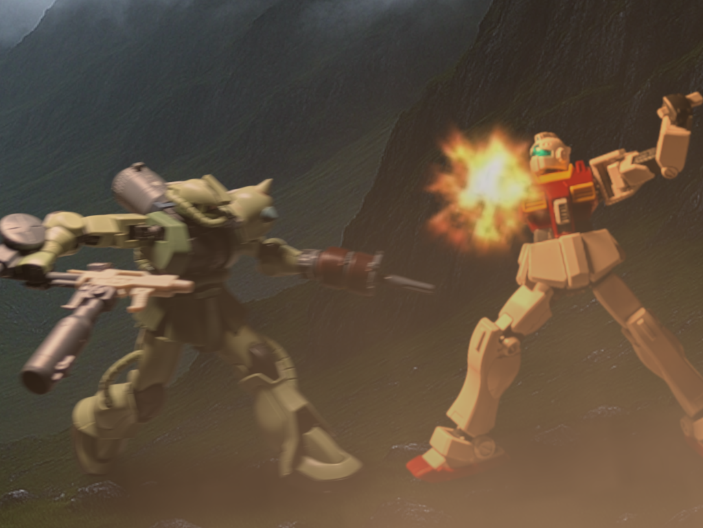 動きが見えねえ! 被弾にリアクションつけすぎだぜ?