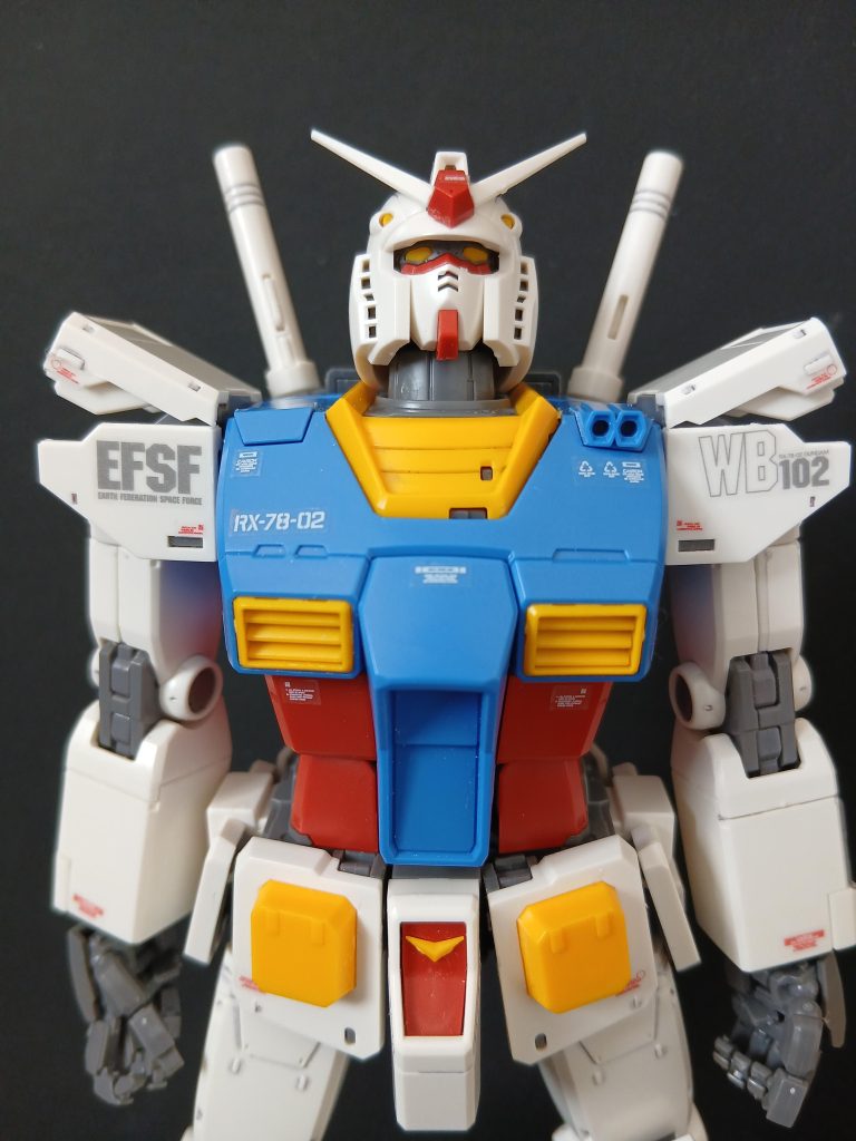 安彦良和さん展のハイグレードオリジンガンダムのパッケージを意識してみました👍