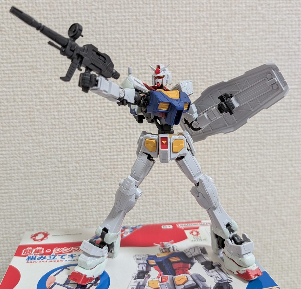 ガンダムフレーム部分は基本バルバトス系ですが、腰部分はザガンの余剰パーツを使用してます。