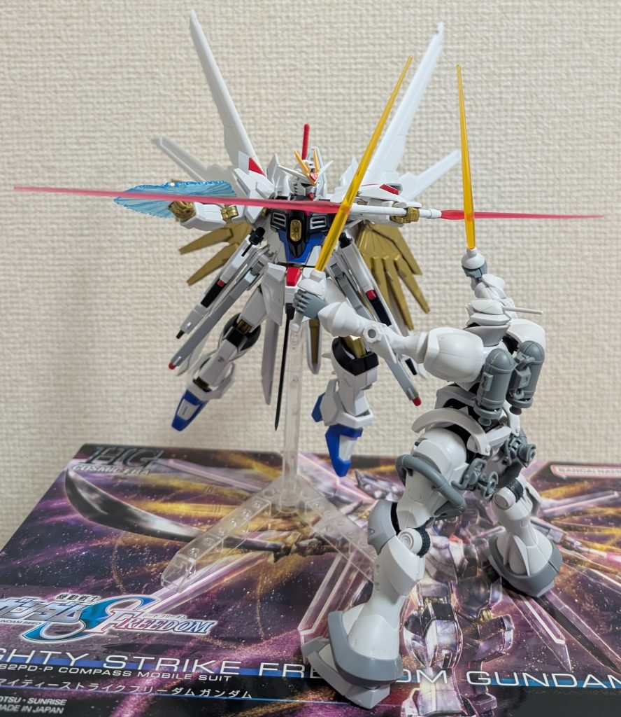 (白組パフォーマンスとしてww)対決する2機体!!