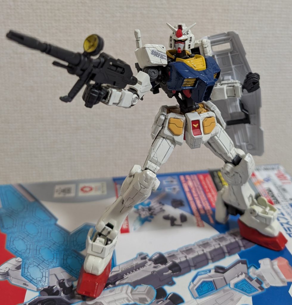 なおライフルスコープも黄色く塗ってます。