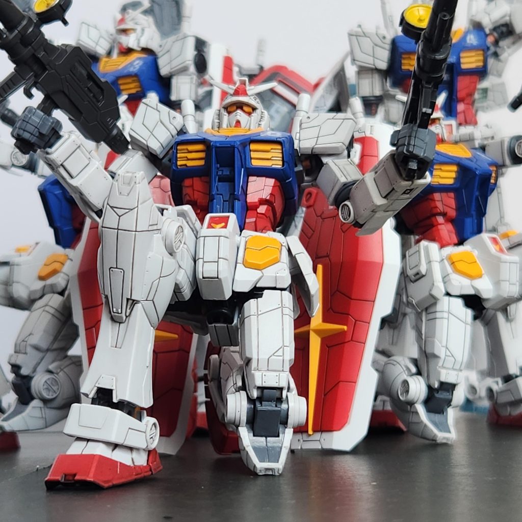 万博ガンダムってそのまま作ってもモールドとか細かくてカッコいいです。