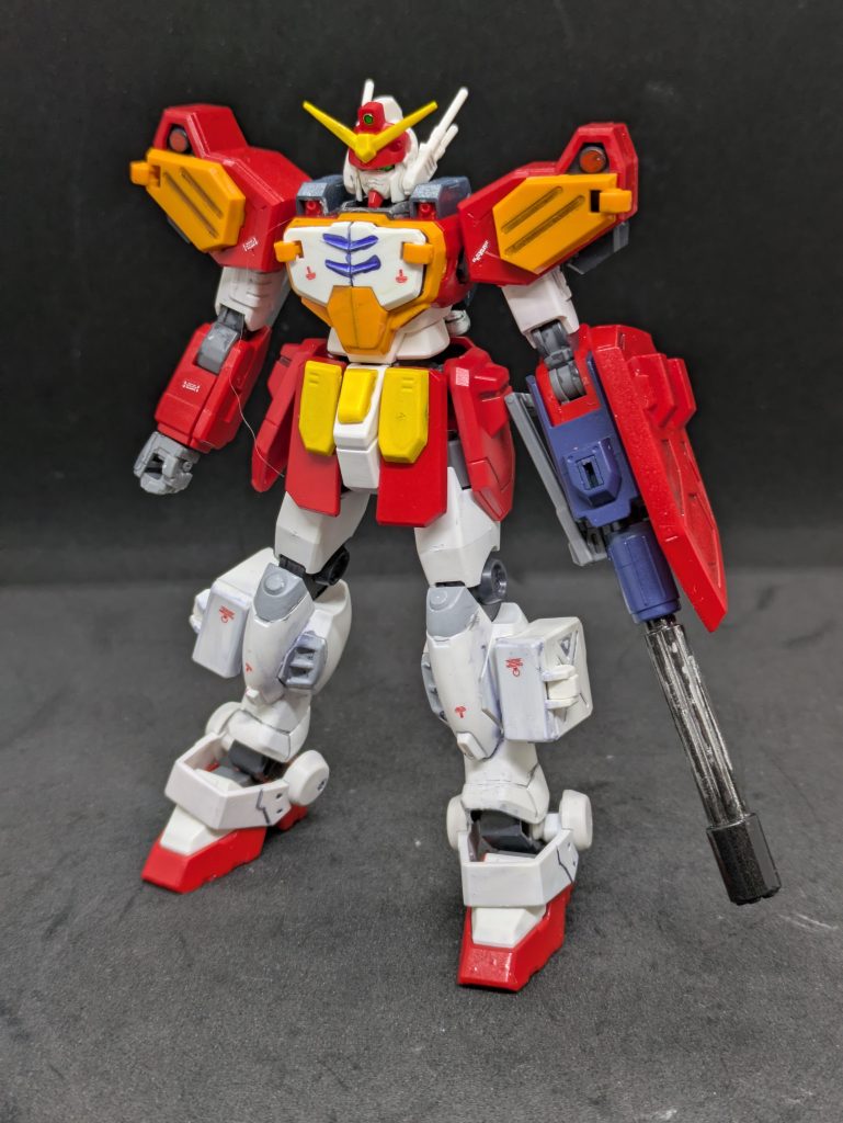 XXXGー01H ガンダムヘビーアームズ。3番目のガンダム。髪型は奇抜だけど、5人の中で一番面倒見の良いトロワ・バートンの駆る機体です。