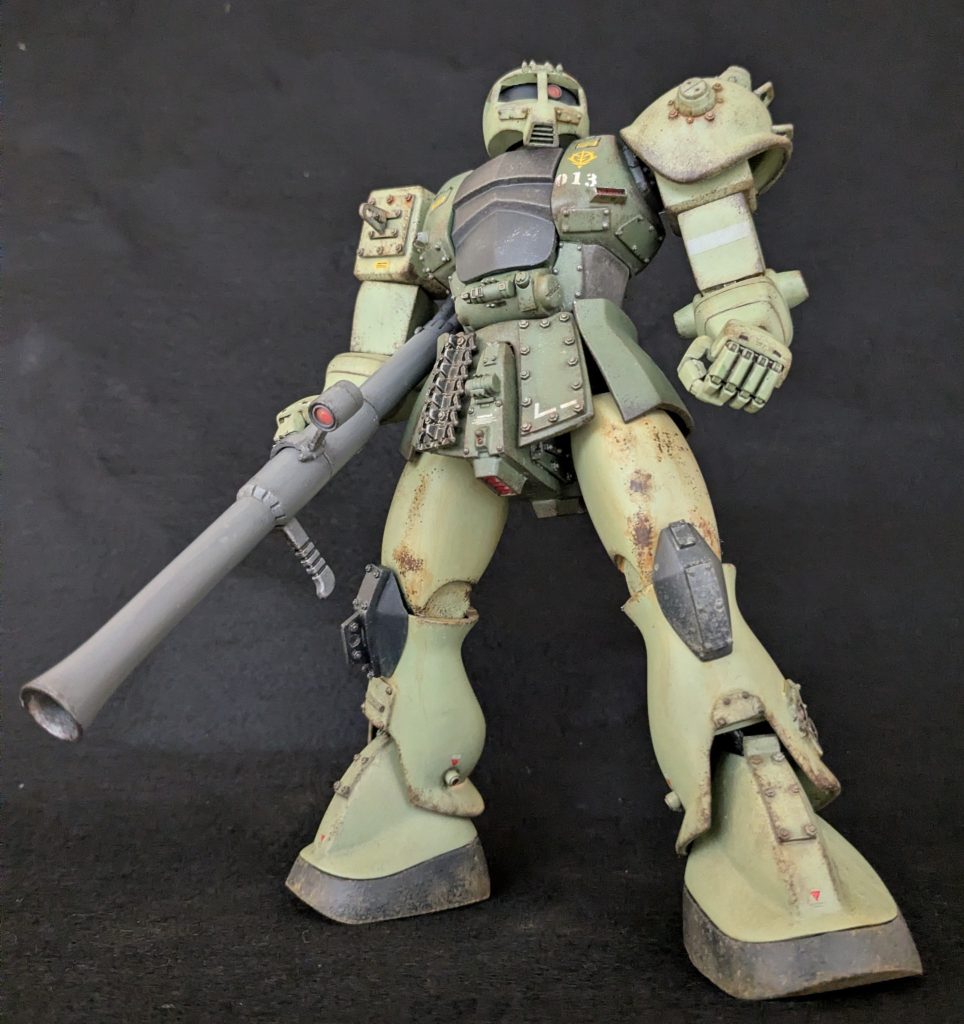 次回は…と前回に旧キット旧ザクと書いてしまったので今年中に一応完成させましたが、次回はまだ決めてないので…でも…一年戦争モノの何かだと思います…旧キットは大変だ……。