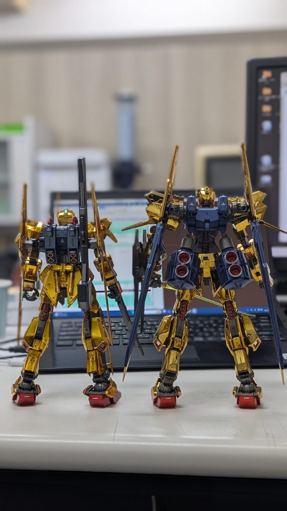 なんとか入手したMG百式メカニカルコアメッキ(復帰11体目)–2枚目/制作者:うえさま