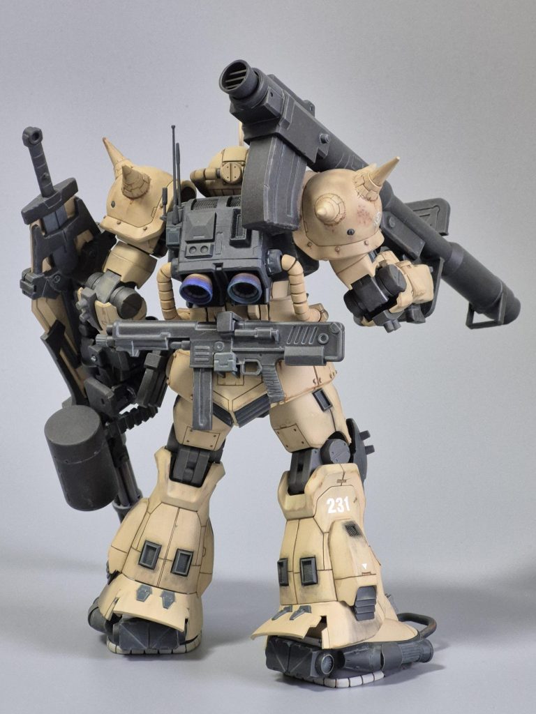 地上用高機動型ザク同様のリアスカート部スラスター。&nbsp;