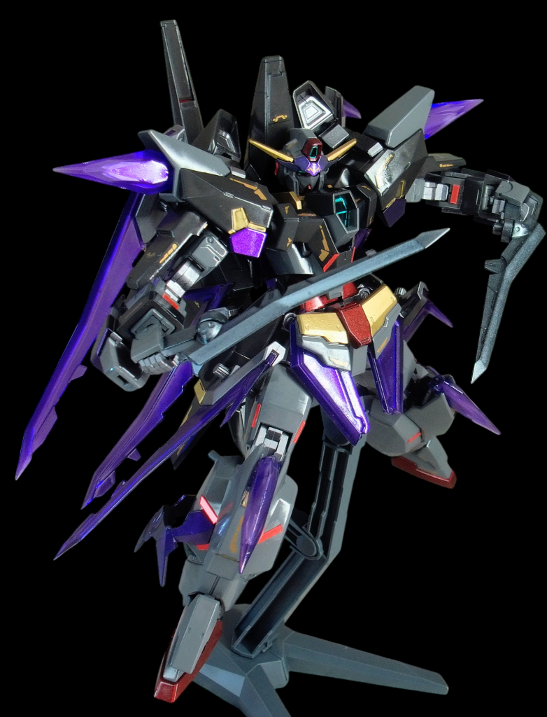 銃に据付けられた小剣2本。