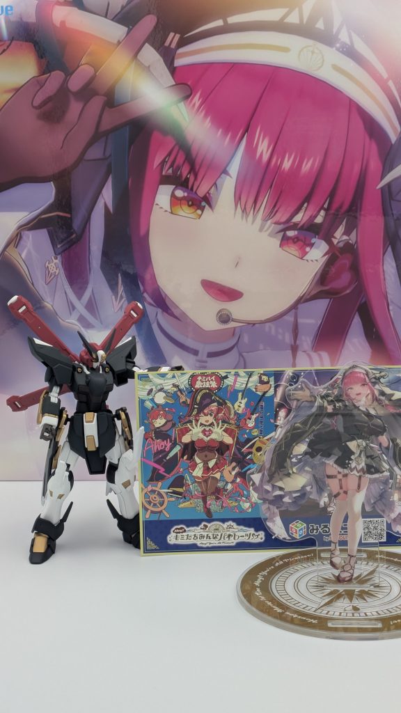 ソロライブ時のグッズ達と一緒に。あの時からもう1年経つのか…。