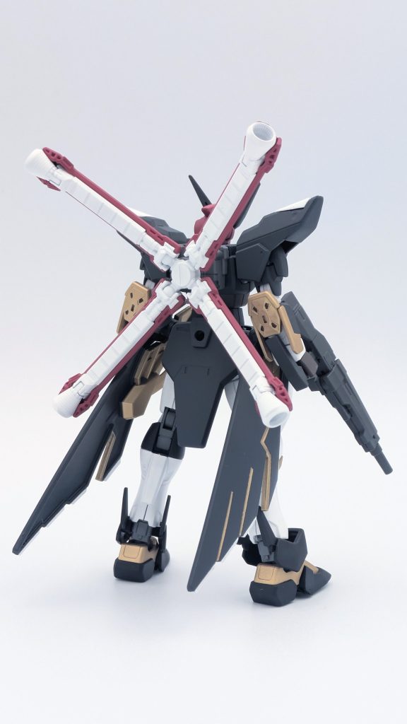 後ろから。イメージは正統進化したクロスボーンガンダムです。