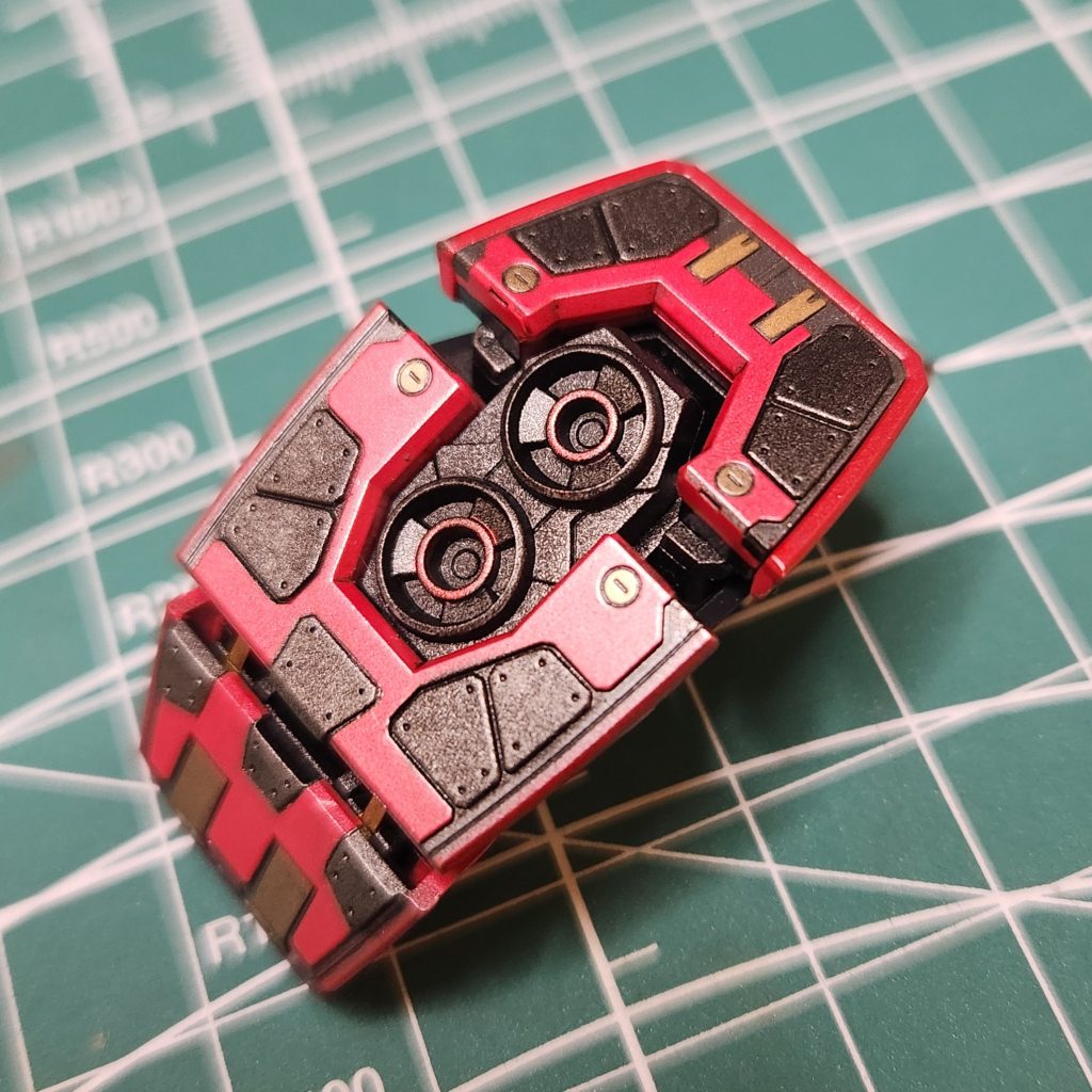 足裏も丁寧に塗り分けました。