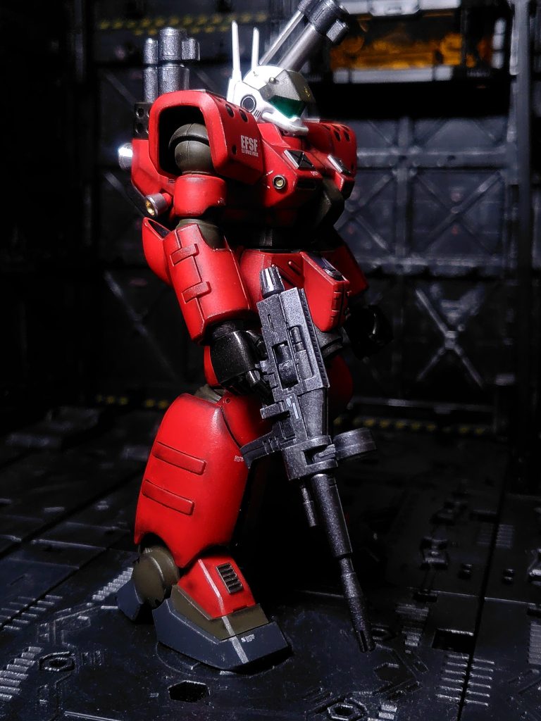 オリジンガンダム用のライフルがサイズも雰囲気もぴったりでした。