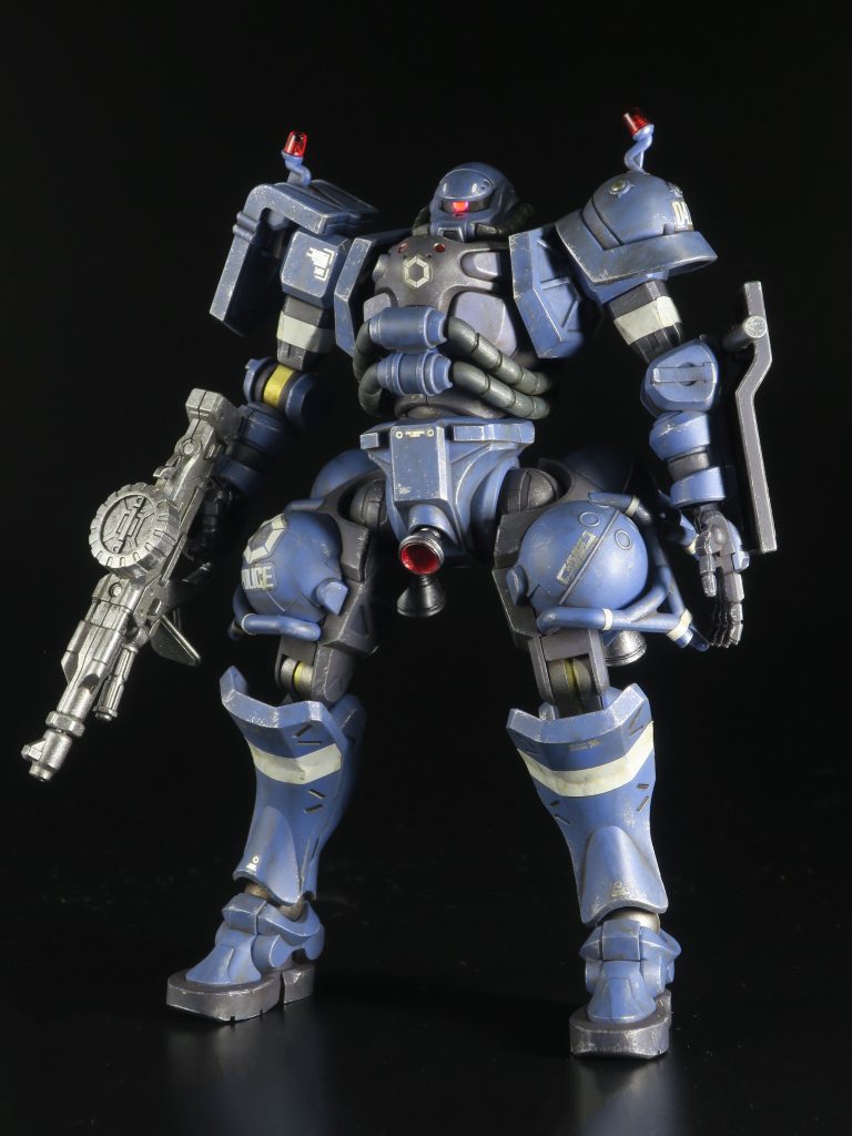 ウェザリングカラーのグランドブラウンで薄めにフィルタリング。