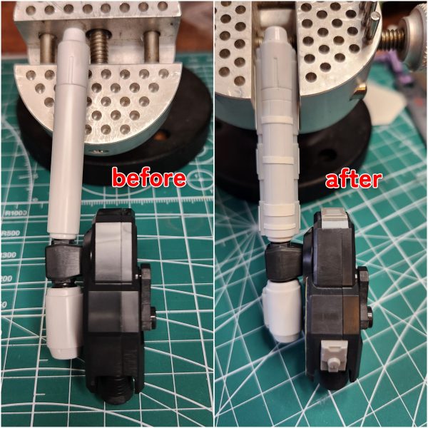 こんばんは、Plamorumoです。MG Sガンダムのバックパックのキャノンを、プロペラントタンクに見立てて改造しました。&nbsp;（4枚目）