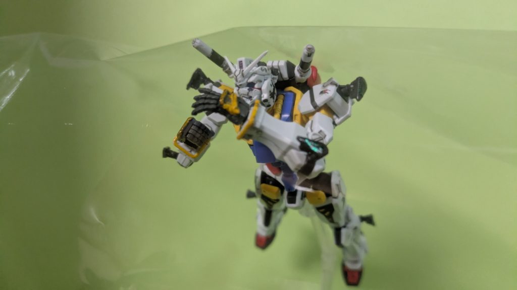 大気圏突入回の耐熱フィルム。ランナーに入ってる袋をまんま仕様。