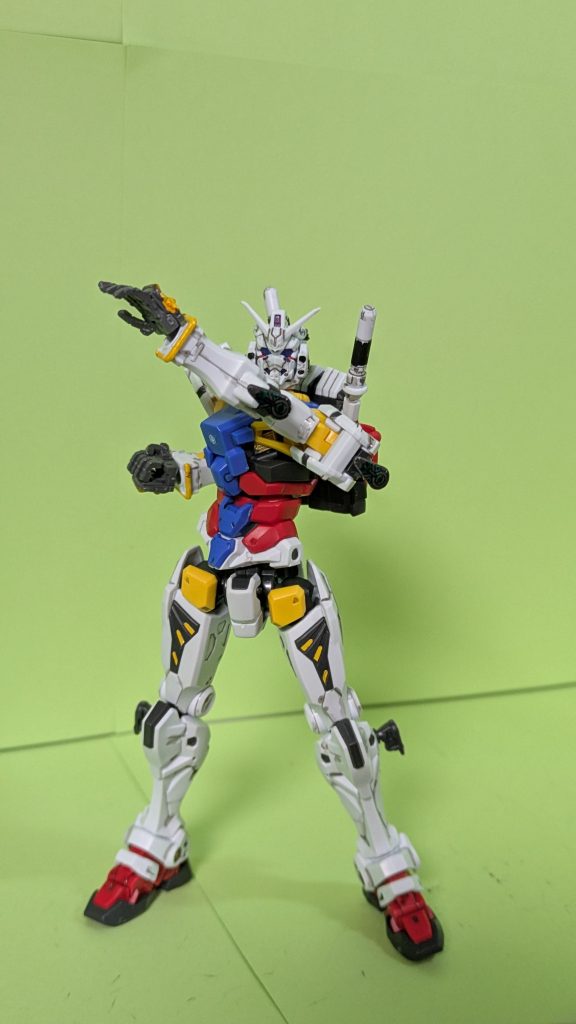 ライダー変身シーン。