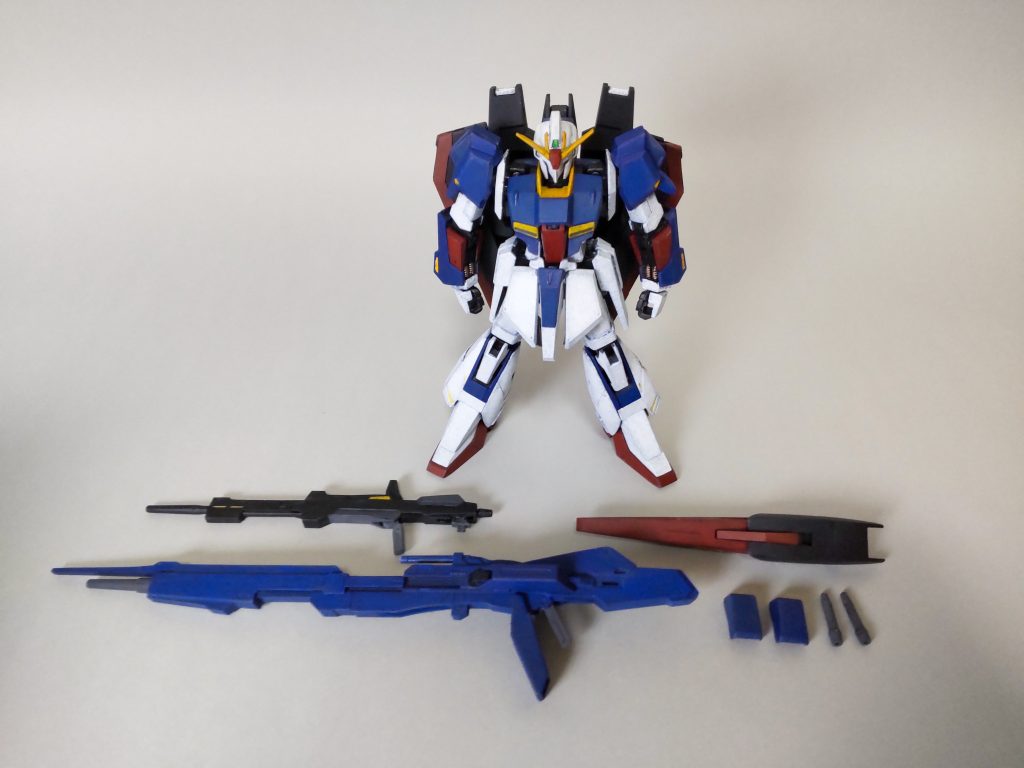 使用したのはアクリジョン。筆で塗装しました。順を追って見ていきましょう。